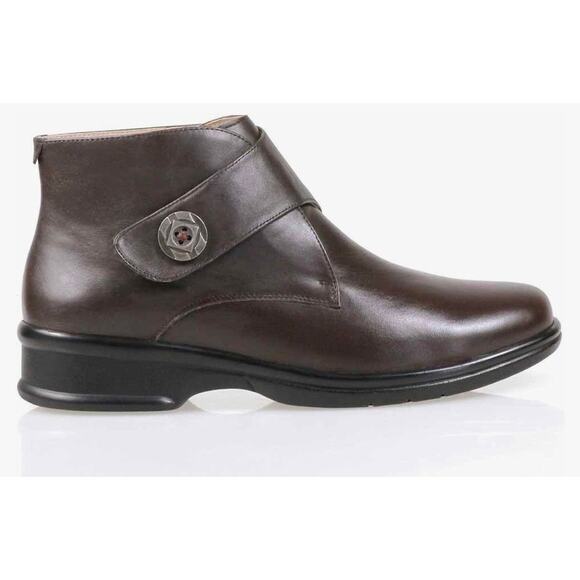 Propet Women’s Ava Brown Leather Ankle Bootie Size 8 NWOT - Picture 2 of 7